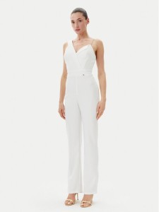 Rinascimento Kombinezon CFC0019922002 Biały Regular Fit