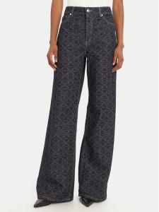 HUGO Jeansy 50541522 Granatowy Wide Leg