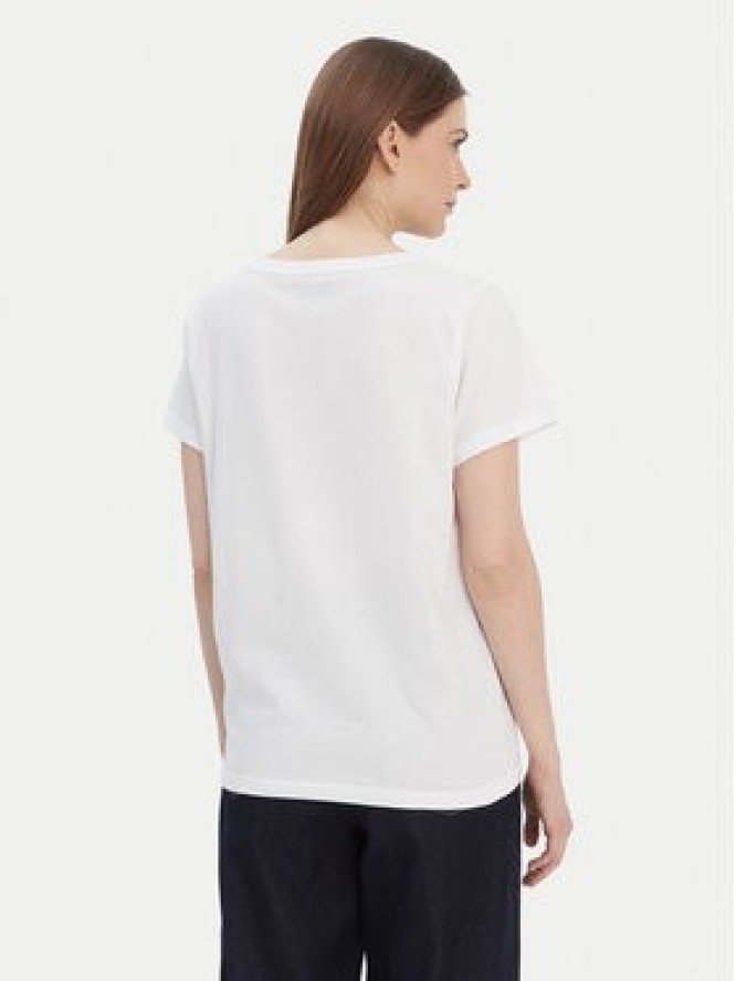 Tommy Hilfiger T-Shirt UW0UW04525 Biały Relaxed Fit