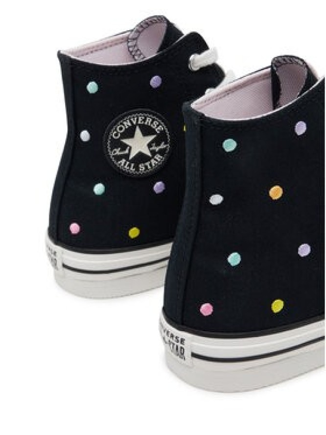 Converse Trampki Chuck Taylor All Star Lift Polka Dots Platform A12608C Czarny