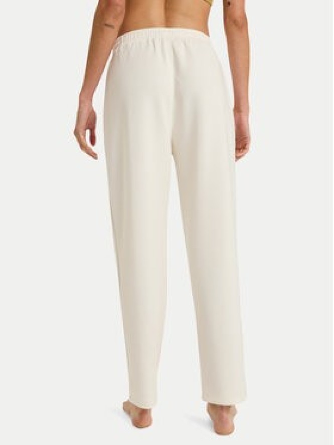 Roxy Spodnie dresowe Rise & Vibe Sweets ERJNP03660 Écru Regular Fit