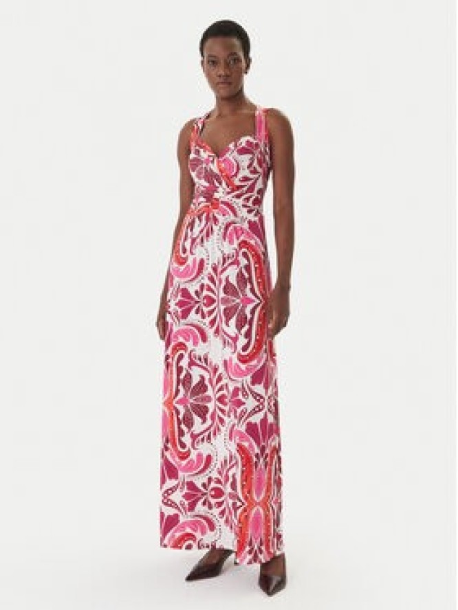 Morgan Sukienka letnia 261-RANNA Różowy Regular Fit