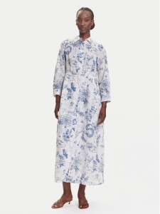 Fracomina Sukienka koszulowa FJ25SD3004W621N4 Niebieski Regular Fit