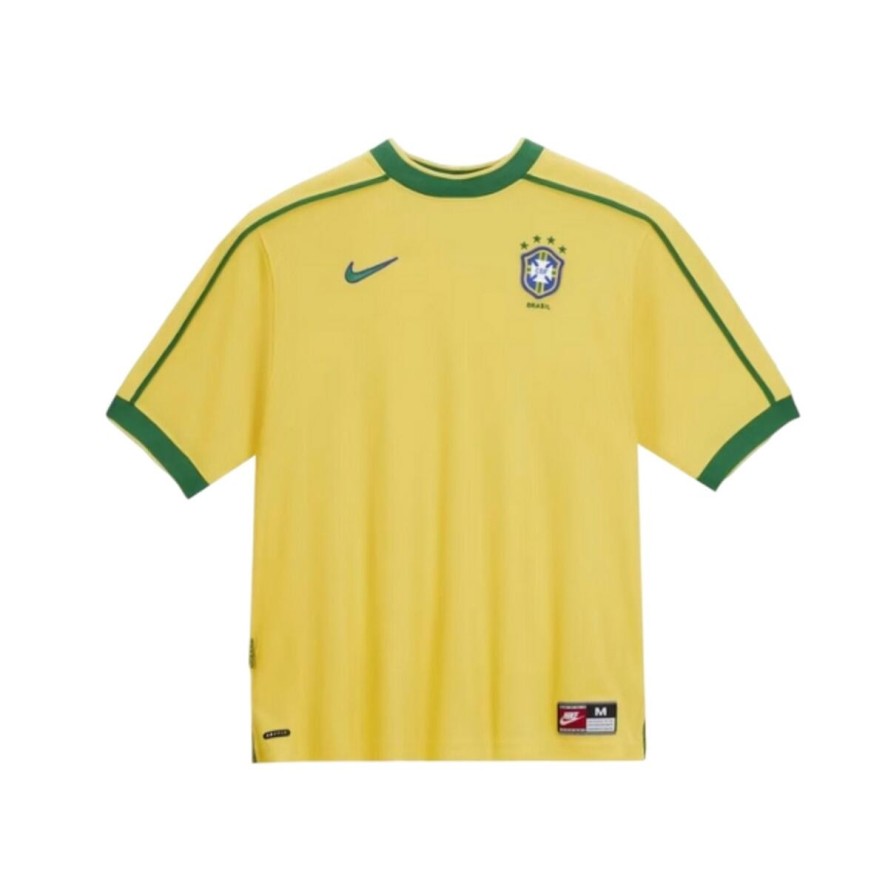 Koszulka Nike Brazil 1998 Reissue Żółta Zielona Piłka Nożna