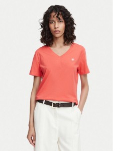 Beverly Hills Polo Club T-Shirt P-SS26W-TS516518 Koralowy Regular Fit