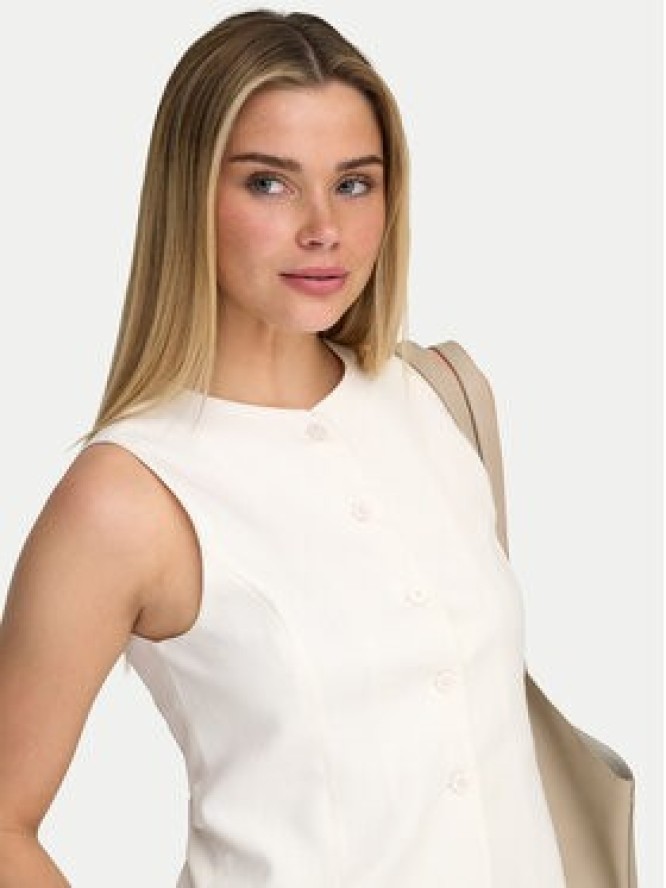ONLY Kamizelka garniturowa Goa 15363724 Biały Regular Fit