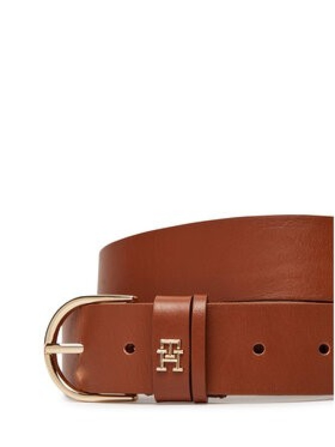 Tommy Hilfiger Pasek Damski Essential Effortless 3.5 AW0AW16837 Brązowy