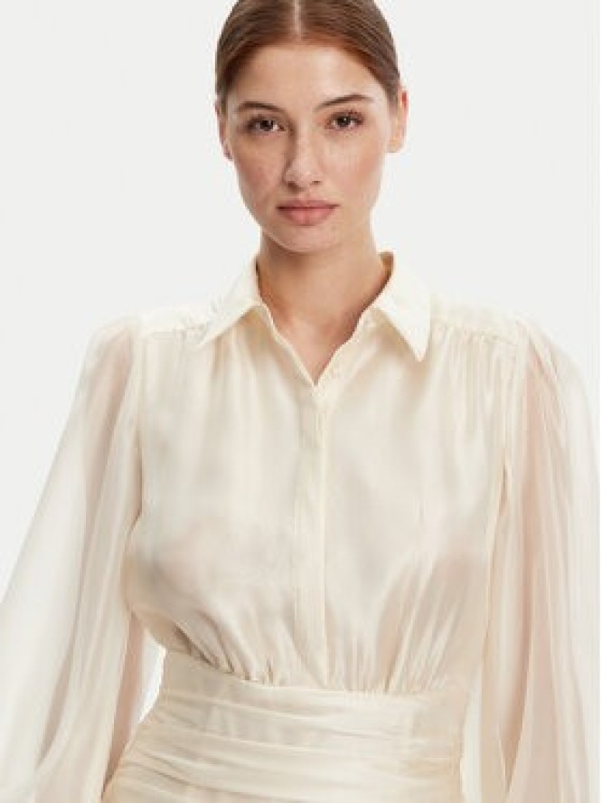 Bardot Sukienka koktajlowa 59720DB Écru Regular Fit