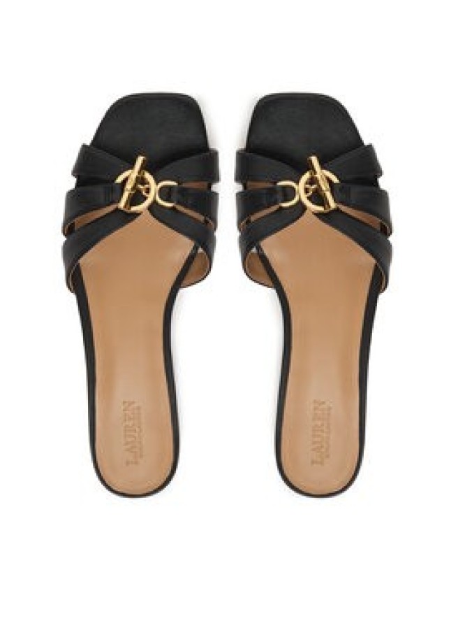 LAUREN RALPH LAUREN Klapki Blaike 802982875002 Czarny