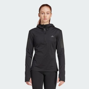 Bluza Own The Run Winterized Hooded Half-Zip