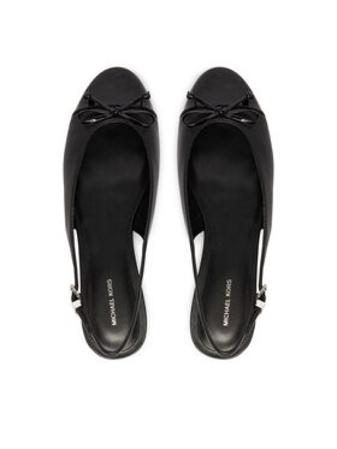MICHAEL Michael Kors Baleriny Piper Sling 40S6PIFP2L Czarny