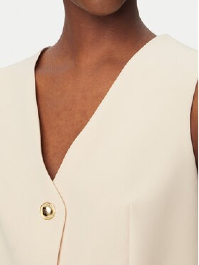 Rinascimento Kamizelka garniturowa CFC0128644003 Beżowy Regular Fit