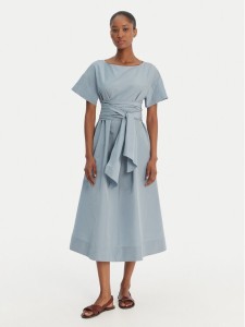 Weekend Max Mara Sukienka codzienna Pioppo 2615221152 Błękitny Regular Fit