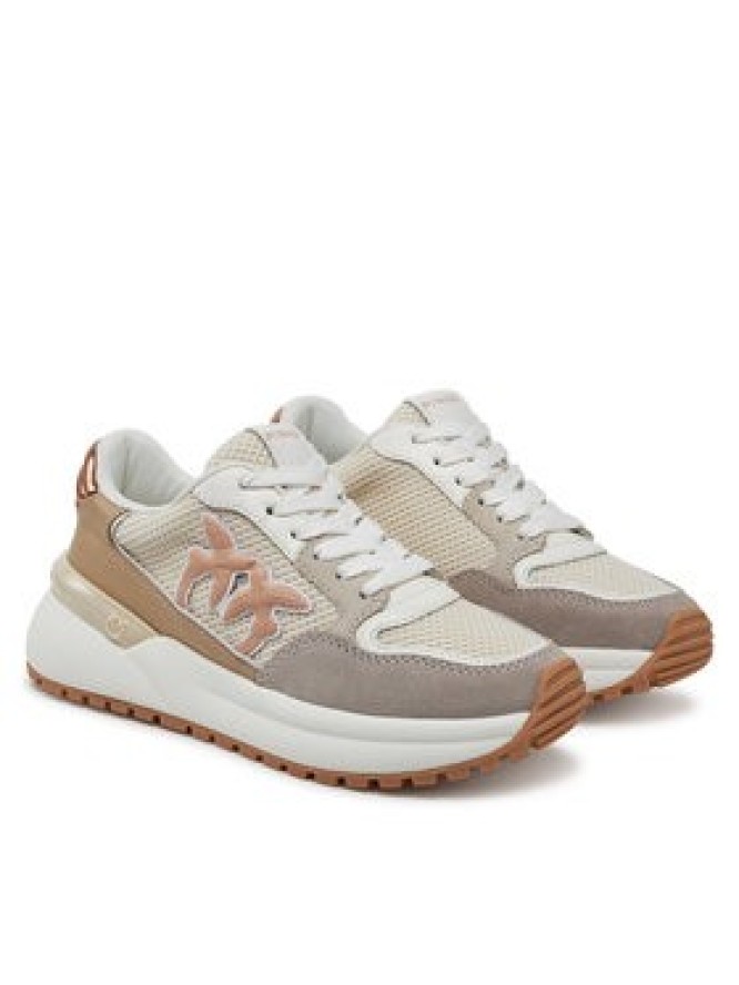 PINKO Sneakersy Gem 07 SS0055 P074 Beżowy