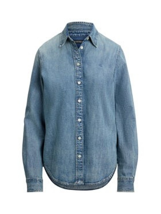 LAUREN RALPH LAUREN Koszula jeansowa 200P08166001 Niebieski Straight Fit