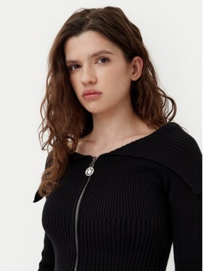 HUGO Kardigan 50532257 Czarny Regular Fit