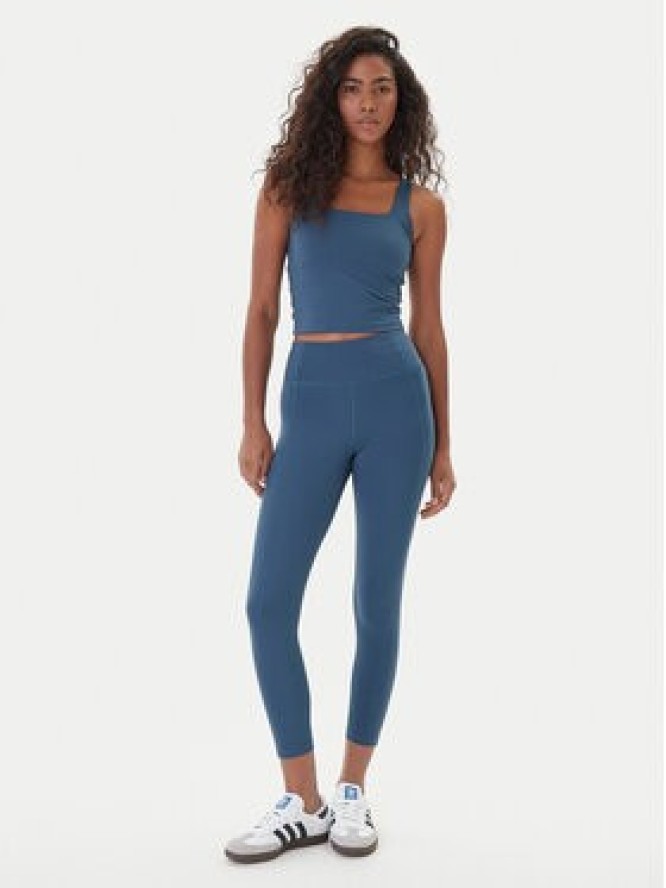 Girlfriend Collective Top Tommy 1045 Granatowy Slim Fit