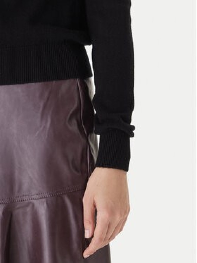 KAOS Sweter RI1KT019 Czarny Regular Fit