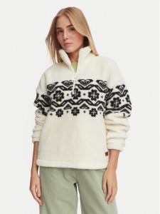 Roxy Polar ERJPF03178 Kremowy Relaxed Fit