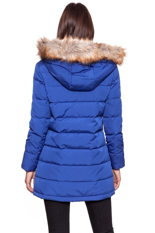 DAMSKA KURTKA ZIMOWA WRANGLER LONG PUFFER MAZARINE BLUE W4126VJ7K 112128760