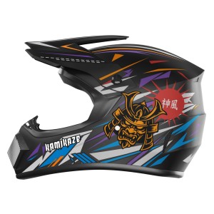Kask Kamikaze Ninja fullface na hulajnogę, MTB i rower