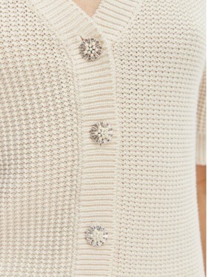 Morgan Kardigan 261-MYRTILE Beżowy Slim Fit