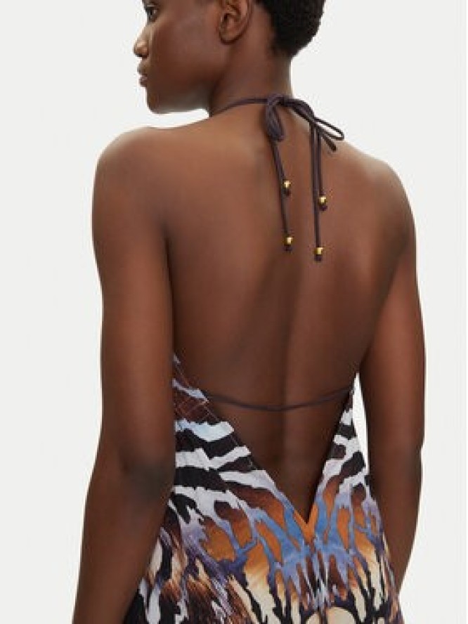 Iconique Sukienka letnia IC25-140 Kolorowy Relaxed Fit