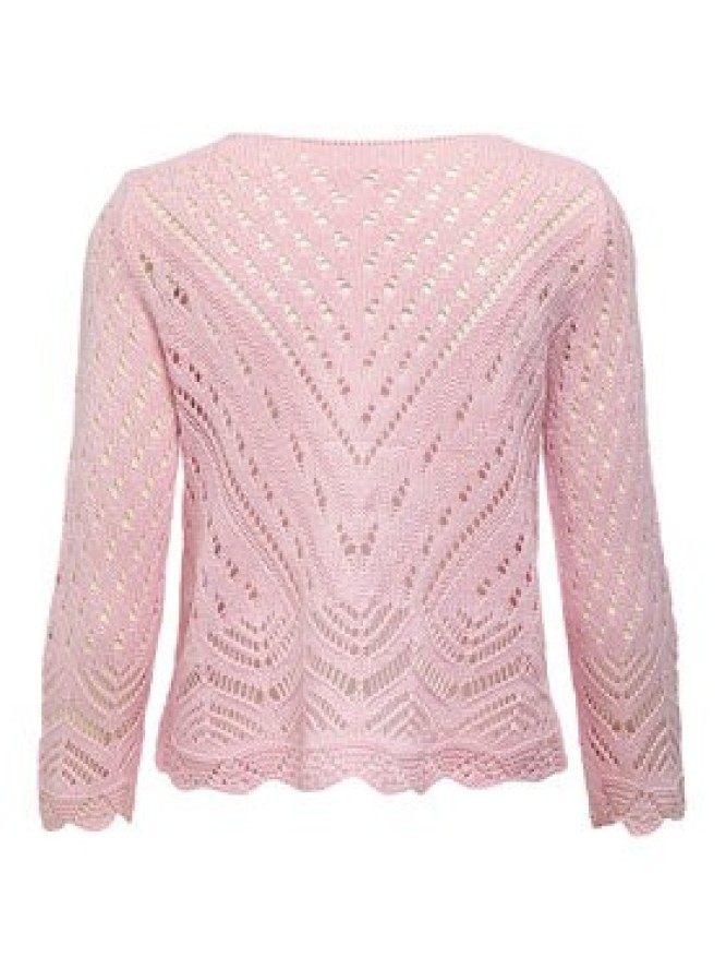 JDY Sweter New Sun 15212788 Różowy Regular Fit