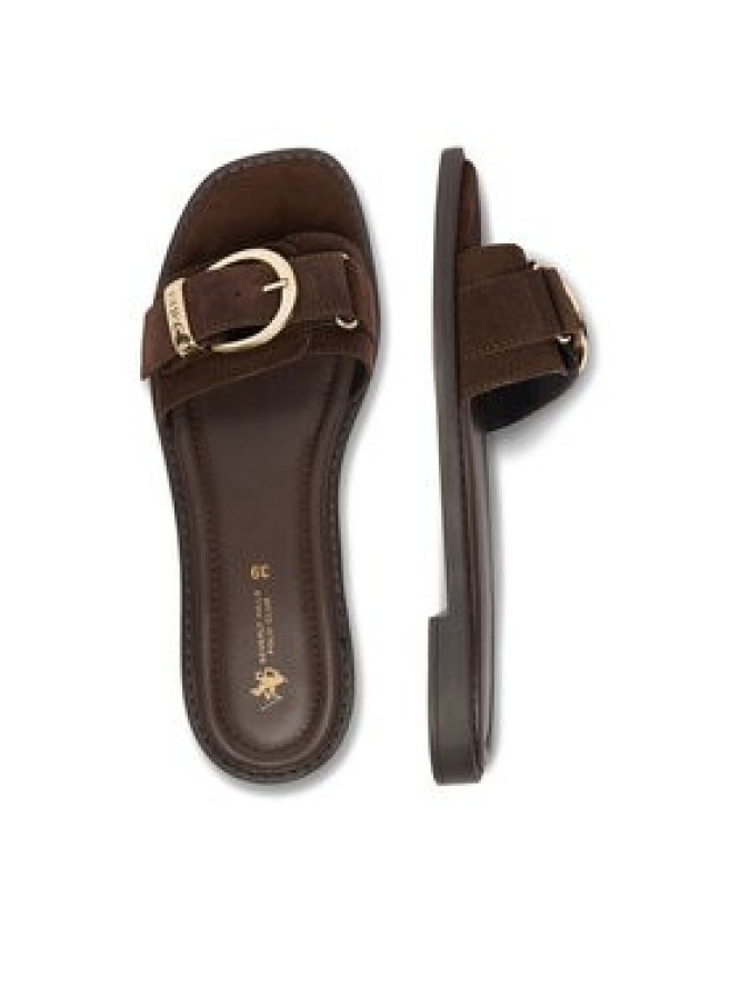 Beverly Hills Polo Club Klapki EO-WI16-ALYSHA-01 Brązowy