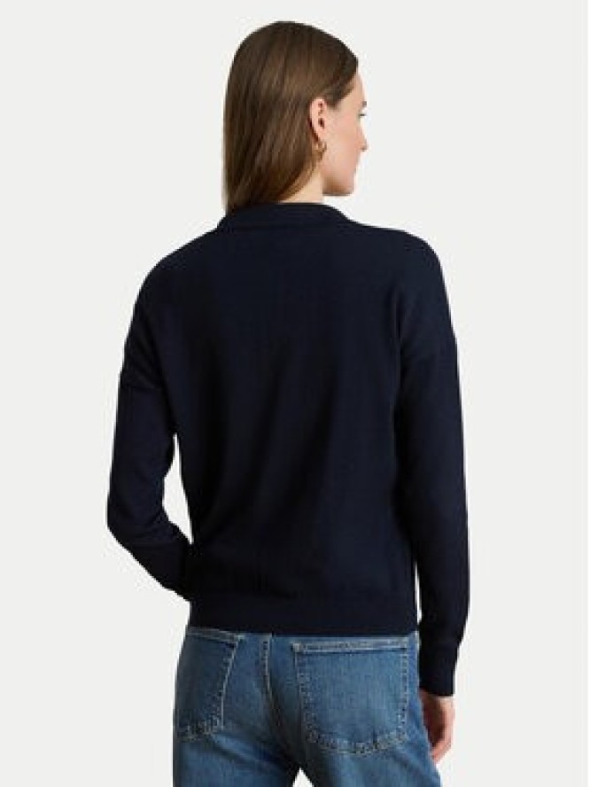 LAUREN RALPH LAUREN Sweter 200P14056003 Granatowy Regular Fit