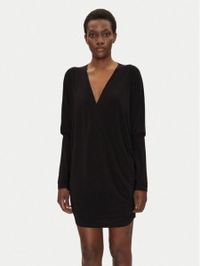 NORMA KAMALI Sukienka koktajlowa KK4243PLG66001 Czarny Regular Fit