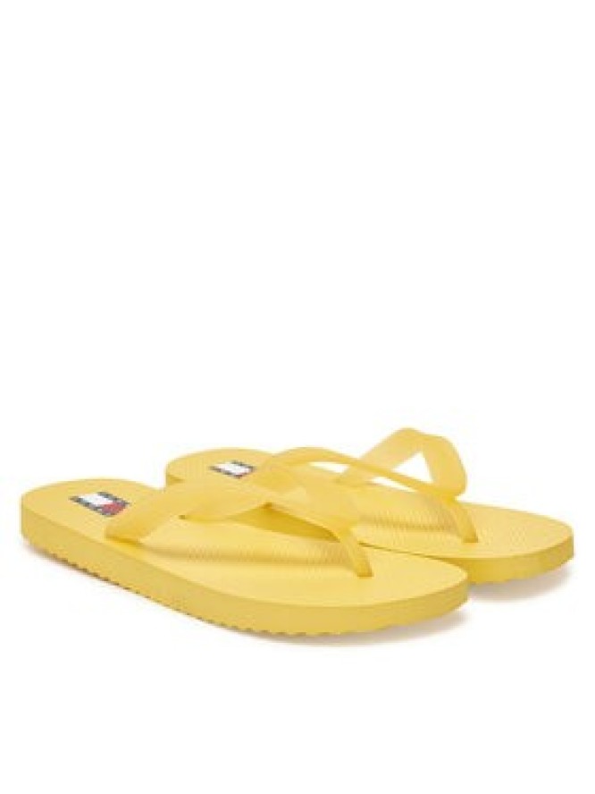 Tommy Jeans Japonki Tjw Logo Flip Flop EN0EN02447 Żółty
