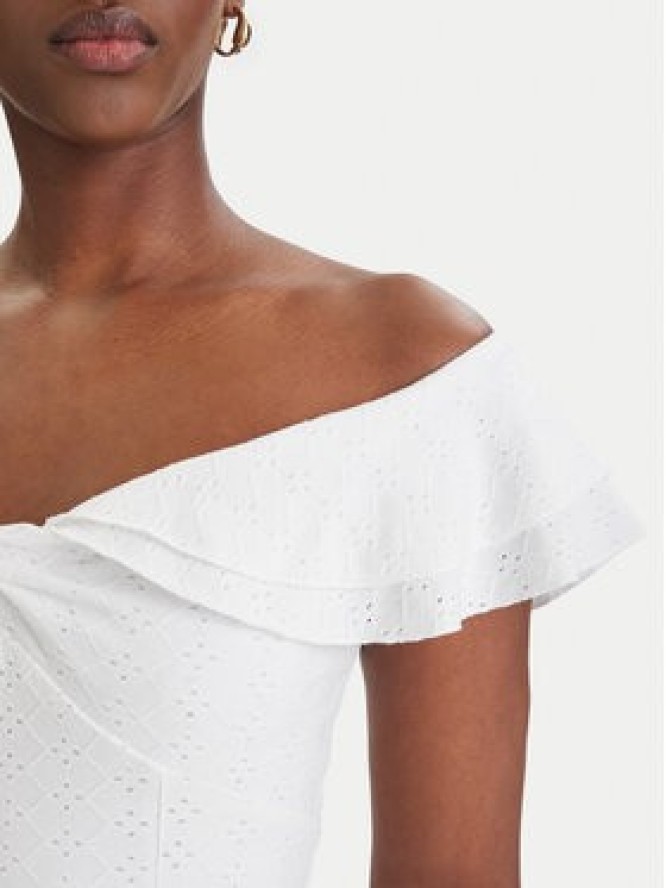 Guess Bluzka W6GP23 K3106 Biały Regular Fit