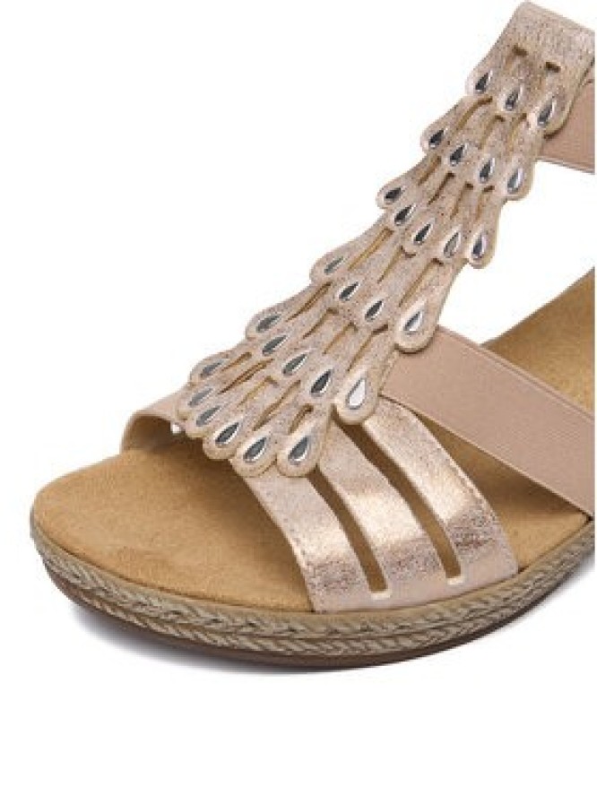 Rieker Sandały CEO-62436-31 Różowy