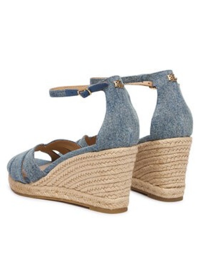 LAUREN RALPH LAUREN Espadryle 802P10423001 Niebieski