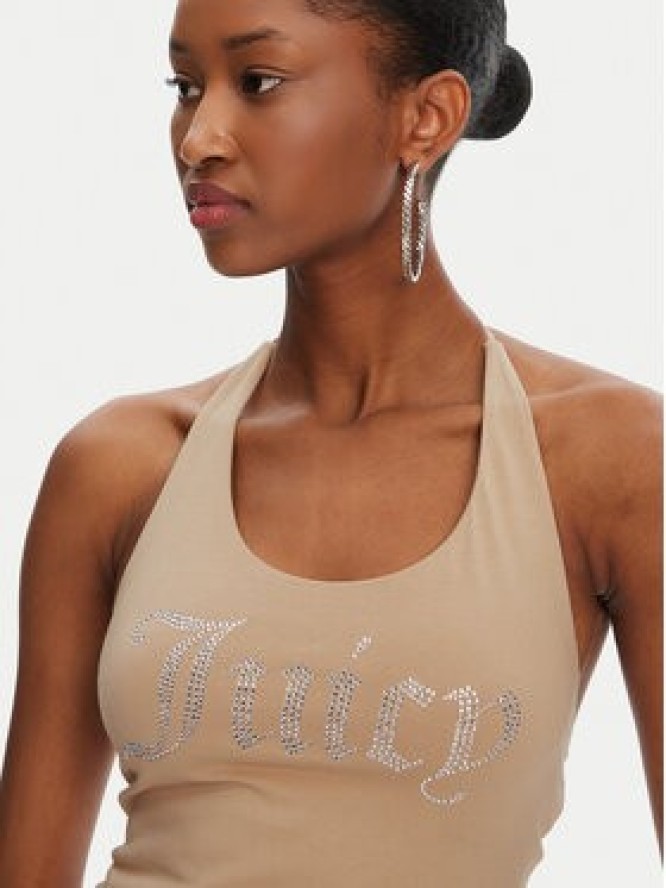 Juicy Couture Top Tied JCWCT125306 Beżowy Slim Fit