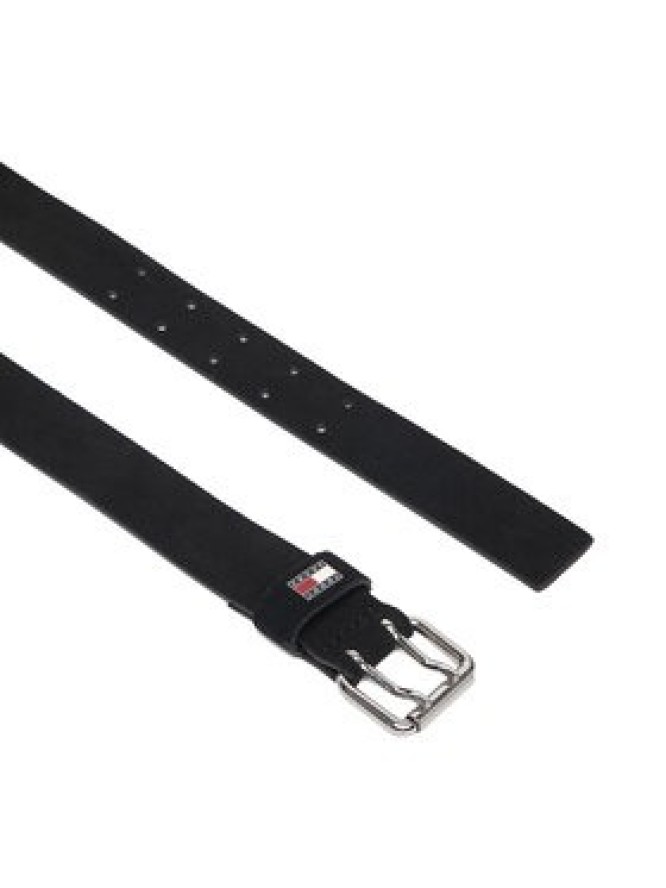 Tommy Jeans Pasek Tjw Square 3.0 Suede AW0AW19300 Czarny