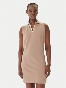 Guess Sukienka codzienna V6GK02 K2928 Beżowy Regular Fit