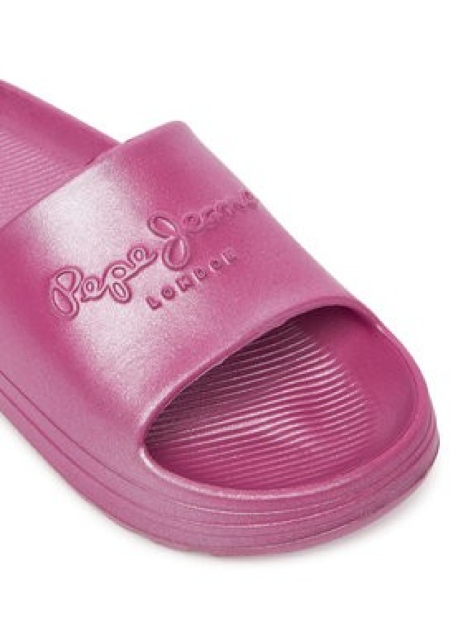 Pepe Jeans Klapki Beach Slidemet PLS70165 Różowy