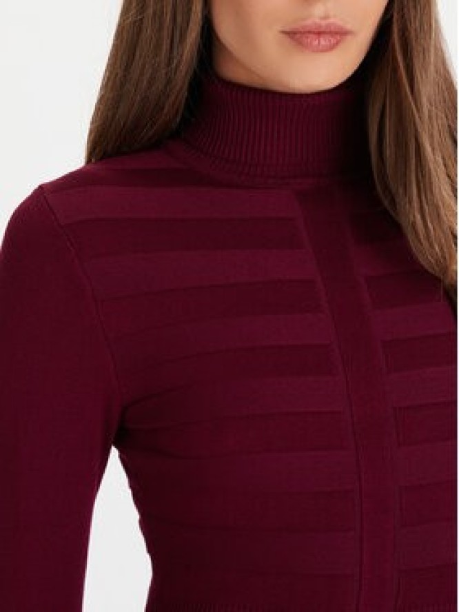 Morgan Golf 132-MENTOS.M Fioletowy Slim Fit