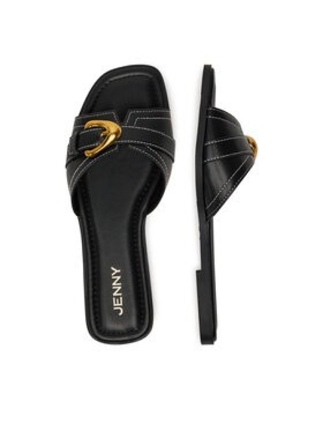JENNY Klapki R080824 Czarny