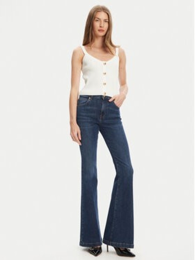 Guess Top W5YR10 Z0130 Biały Regular Fit