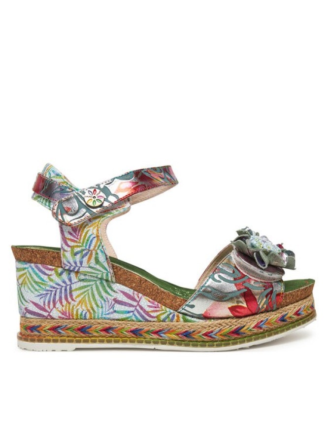 Laura Vita Espadryle Hacdeo 09 Srebrny