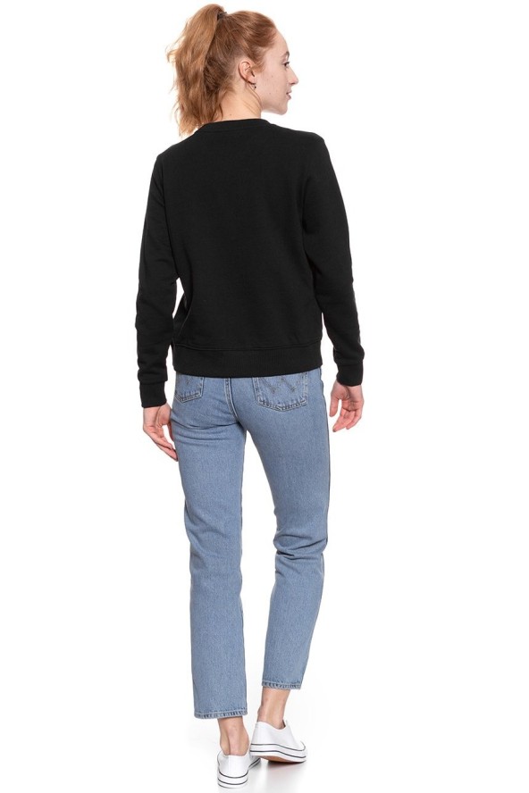 BLUZA WRANGLER DAMSKA CREW SWEAT BLACK W6079HY01 112130449