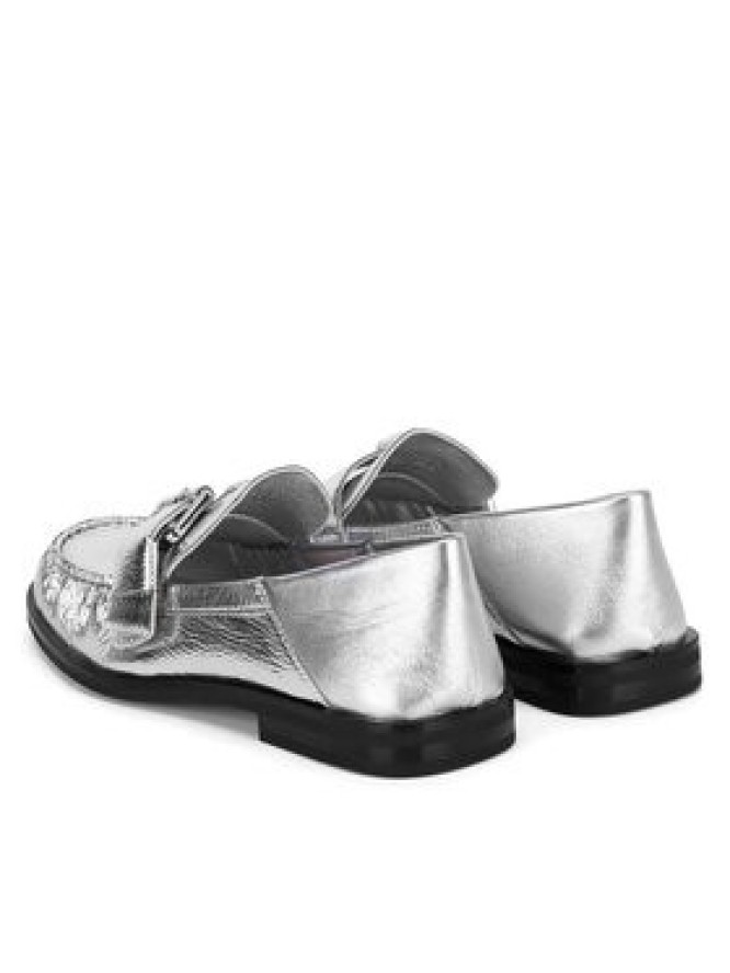 Badura Mokasyny CAMELLIA-V1792-255 Srebrny