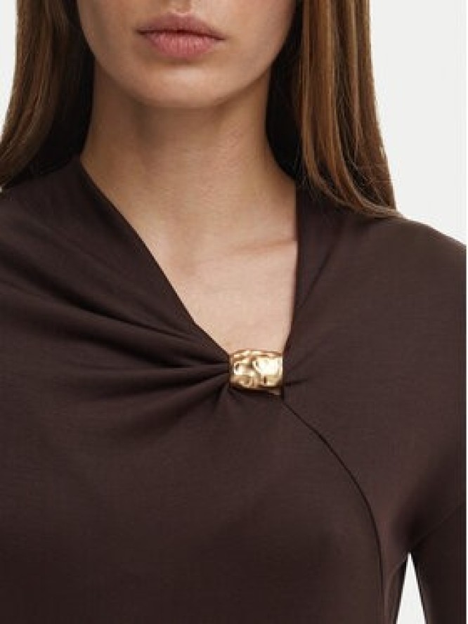 BOSS Sukienka codzienna 50568606 Brązowy Regular Fit