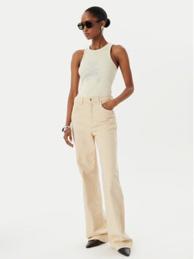Patrizia Pepe Top 8M1768/J373-W413 Beżowy Slim Fit