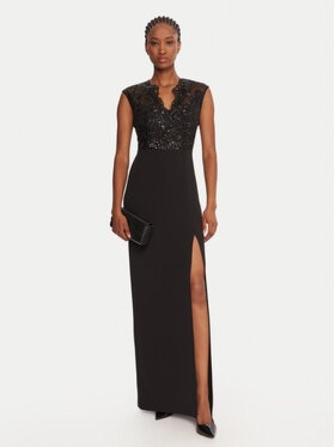 Rinascimento Sukienka wieczorowa CFC0020083002 Czarny Slim Fit