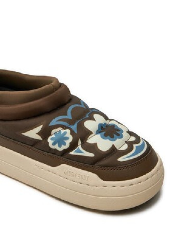 Moon Boot Botki Park Soft Flower 80D2470030 Brązowy