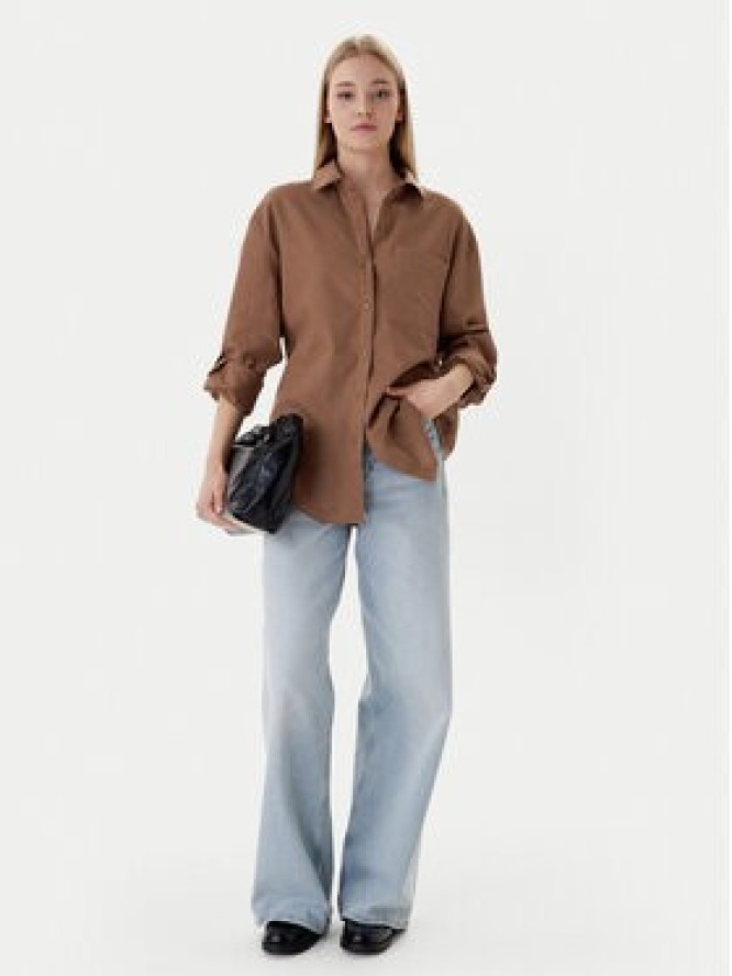 Calvin Klein Jeans Koszula LV044E195G Brązowy Regular Fit